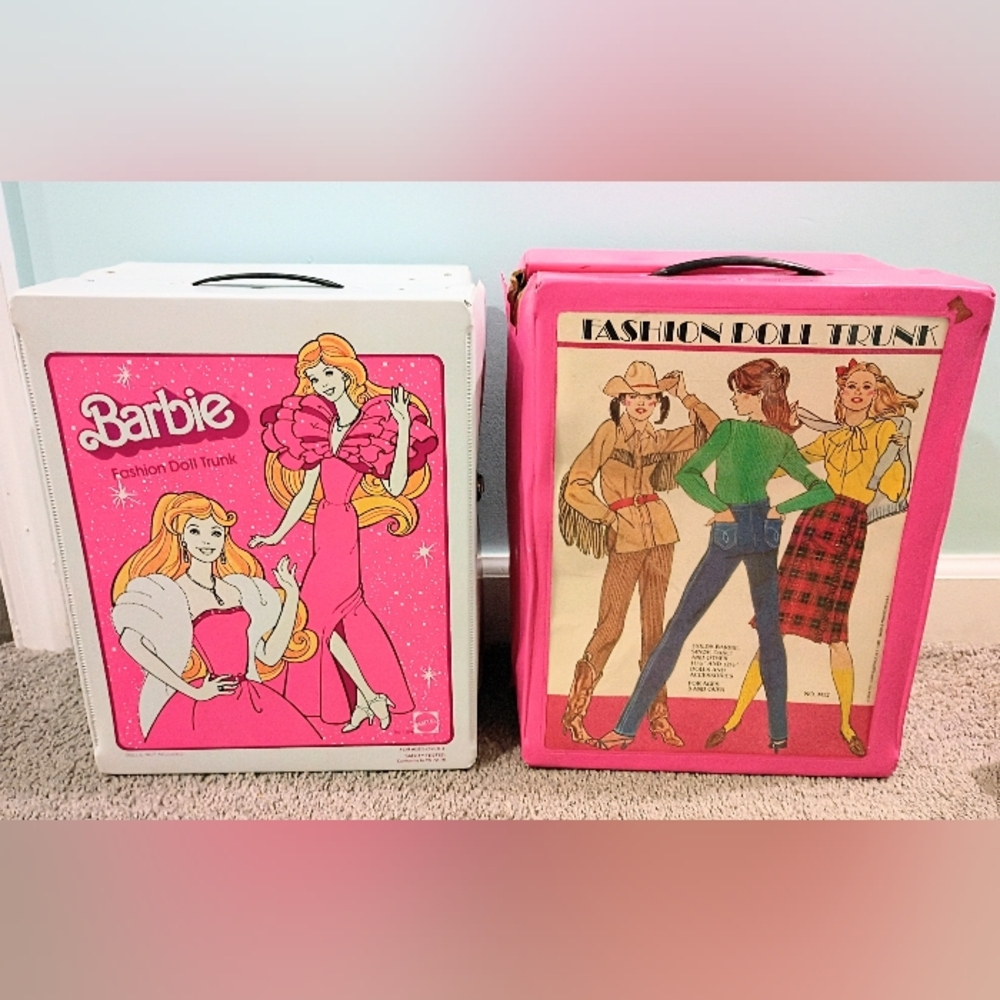 Mattel Pink and White Doll Case